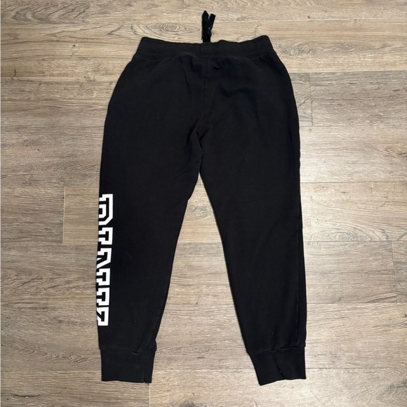 Black pink victoria Joggers with White Print m - Picture 4 of 4